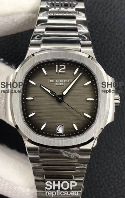Patek Philippe Nautilus 7118/1A-011 35MM 1:1 Mirror Swiss Replica Watch in Brown Dial 