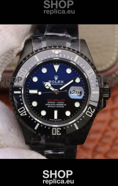 Rolex SeaDweller Deep-Sea Blue-Black Gadient Dial in 1:1 Mirror Quality - PVD Casing
