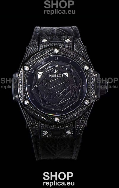 Hublot Big Bang One Click Sang Bleu 1:1 Mirror Replica in Ceramic Casing - 45MM