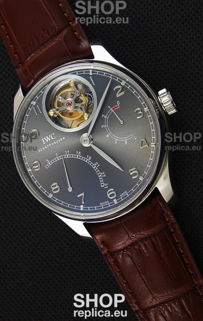 IWC Portugieser Tourbillon Mystere Retrograde Silver Dial UPDATED 2019 Version 