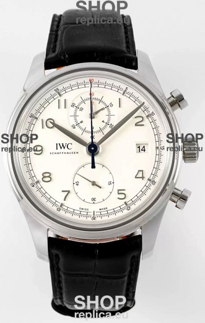 IWC Portugieser Chronograph Classic IW390403 White Dial Swiss Replica Watch