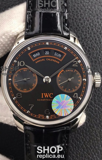 IWC Portugieser Swiss 1:1 Mirror Replica Watch Brown Dial Steel Case Watch