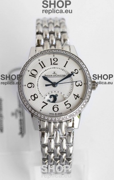 Jaeger-LeCoultre Rendez-Vous Steel Night & Day 1:1 Mirror Steel Casing Watch