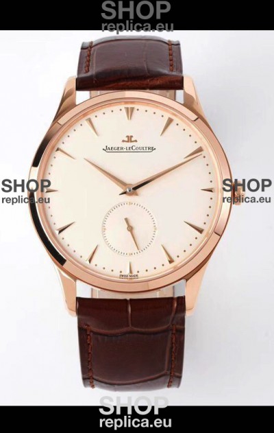Jaeger LeCoultre Master Grand Ultra Thin Rose Gold Watch 1:1 Mirror Replica