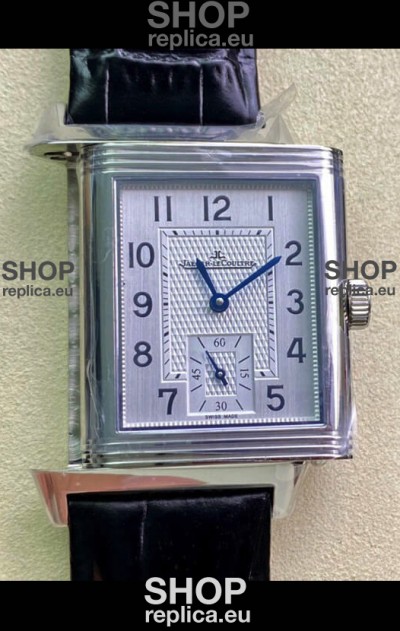 Jaeger-LeCoultre Reverso DuoFace Stainless Steel Casing Watch in Swiss Automatic Movement