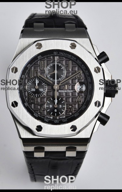 Audemars Piguet Royal Oak Offshore Grey Dial Chronograph 1:1 Mirror Replica Watch - 904L Steel 