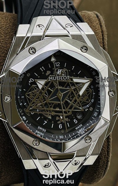 Hublot Big Bang UNICO Sang Bleu II Stainless Steel 1:1 Mirror Quality Swiss Replica Watch 