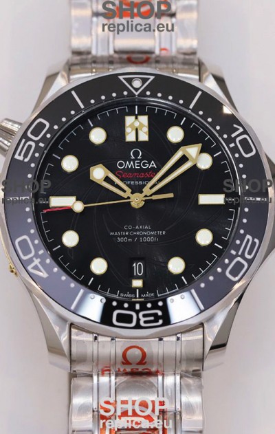Omega Seamaster James Bond Black Swiss 904L Steel 1:1 Mirror Replica Watch