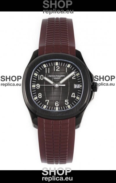 Patek Philippe Aquanaut 5167 Black Venom Edition 1:1 Mirror Replica Watch - Brown Strap