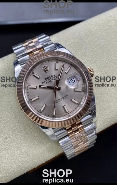 Rolex Datejust 126331 41MM ETA 3235 Swiss 1:1 Mirror Replica Watch in Rose Gold 904L Steel