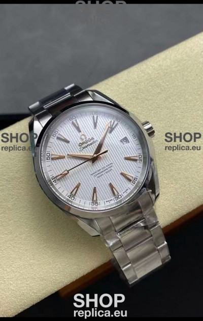 Omega Aqua Terra 150M White Dial 904L Steel Casing White Dial 1:1 Mirror Replica 41MM 