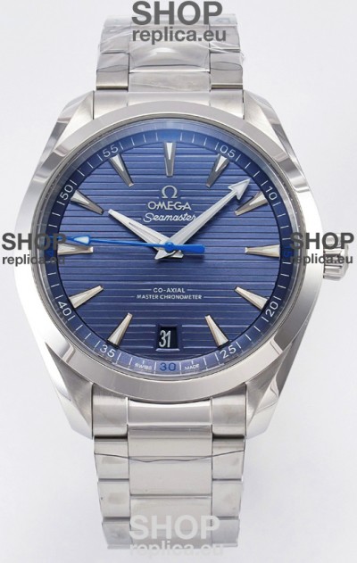 Omega Aqua Terra 150M Blue Dial 904L Steel Casing 1:1 Mirror Replica 41MM 