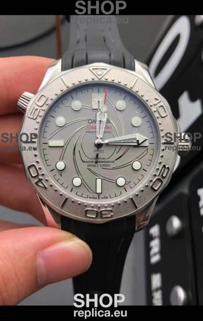 Omega Seamaster 300M Co-Axial Master Chronometer Grey Dial Titanium Bezel - 1:1 Mirror Replica