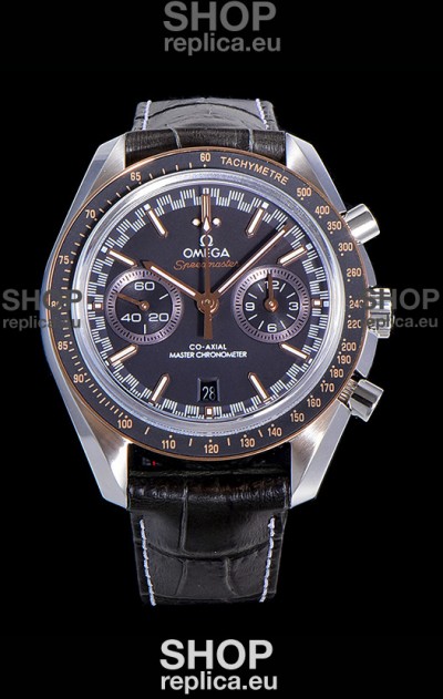 Omega Speedmaster Racing Co-Axial Master Chronograph Swiss Watch in Two Tone Bezel