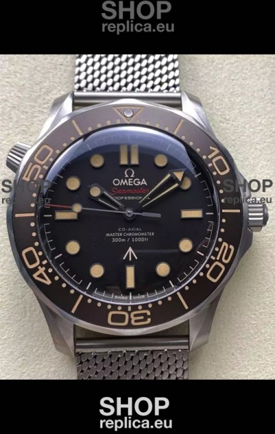 Omega Super Clone Seamaster 300M No Time To Die Edition Titanium Casing Replica Watch