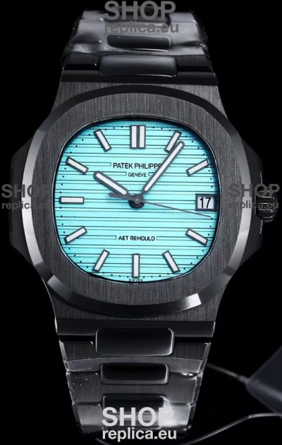 Patek Philippe Nautilus 5711 AET Remould Black Ceramic Tiffany Green Edition Swiss Replica Watch