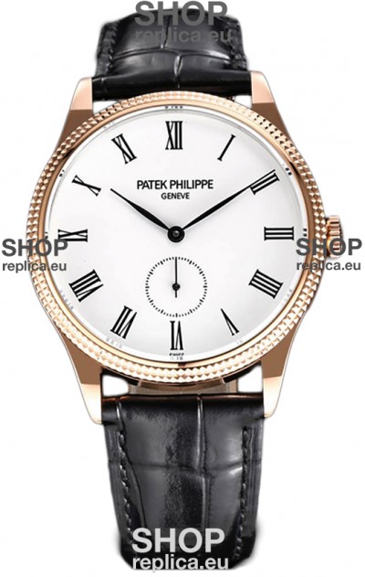 Patek Philippe Calatrava 5119G Rose Gold Casing 1:1 Mirror Replica Watch 