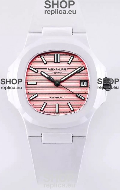 Patek Philippe Nautilus 5711 AET Remould Spiaggia Rosa Edition Swiss Replica Watch 