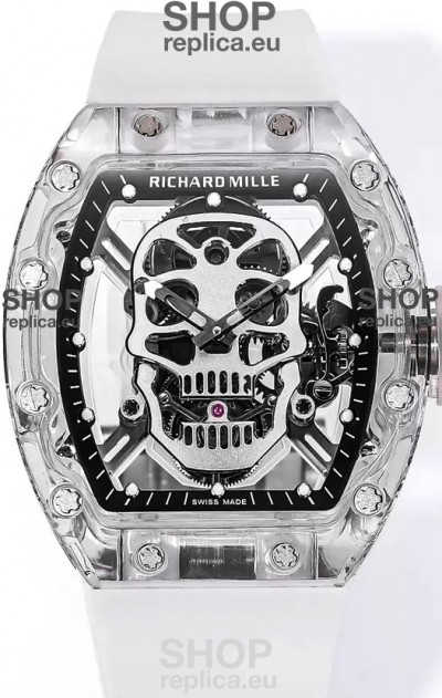 Richard Mille RM52-01 Sapphire Casing with Genuine Tourbillon Movement 1:1 Ultimate Replica
