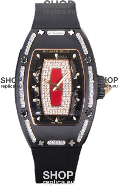 Richard Mille RM007 Black Ceramic Automatic Superclone Swiss Replica Watch