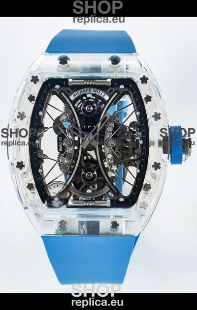 Richard Mille Super Clone RM53-01 Pablo Mac Donough Sapphire Casing with Original Tourbillon Movement