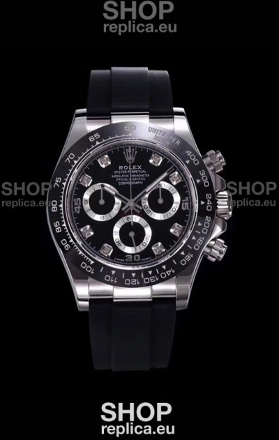 Rolex Daytona 116509 White Gold Original Cal.4130 Movement - 1:1 Mirror 904L Steel Watch