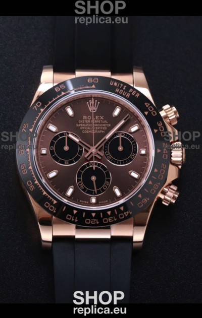 Rolex Daytona 116515LN-0041 Everose Gold Original Cal.4130 Movement - 1:1 Mirror 904L Steel Watch