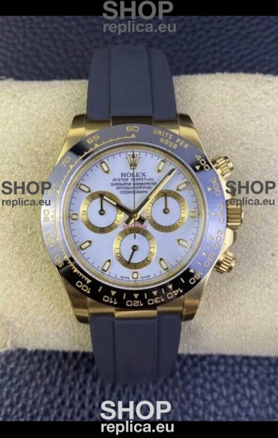 Rolex Daytona 116518-1 Yellow Gold Original Cal.4130 Movement - 1:1 Mirror 904L Steel Watch