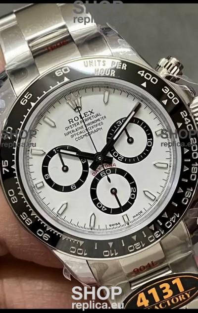 Rolex Cosmograph Daytona M126500LN White Dial Cal.4131 Movement - 904L Steel Watch