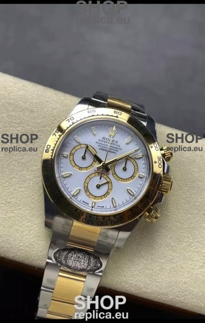 Rolex Daytona Super Clone M126503 Yellow Gold Two Tone Original Cal.4131 Movement