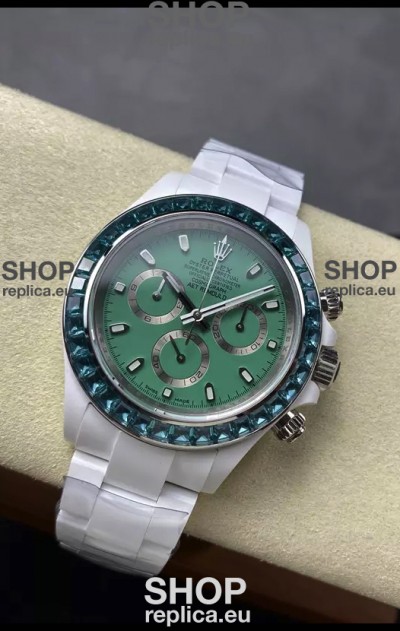 Rolex Daytona AET Remould Pink Dial Full Ceramic Strap Watch in Cal.4130 Movement