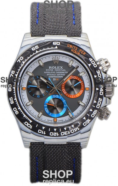 Rolex Cosmograph Daytona DiW Edition White Carbon Fiber Watch - Cal.4130 Movement