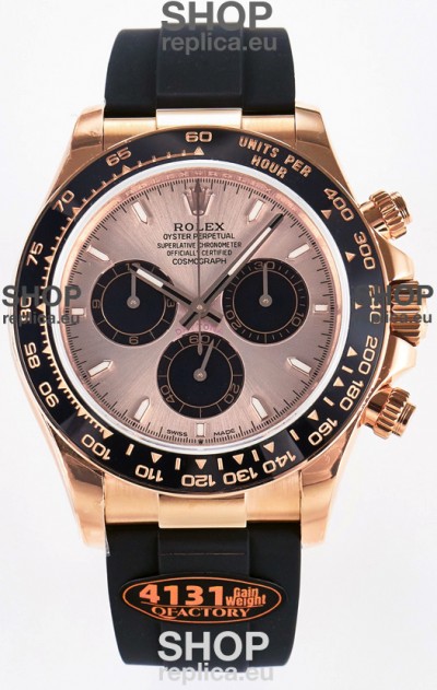 Rolex Cosmograph Daytona M126515 Rose Gold Casing & Dial Original Cal.4131 Movement Watch 