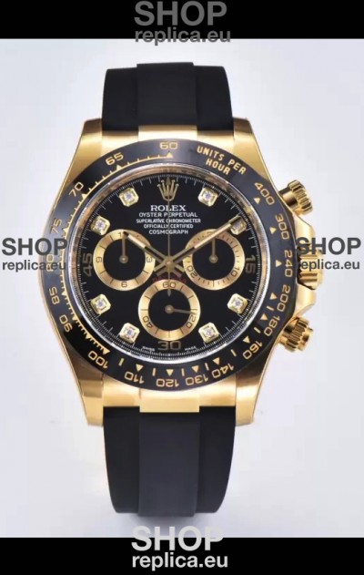 Rolex Cosmograph Daytona M116518LN Yellow Gold Original Cal.4130 Movement - 904L Steel Watch