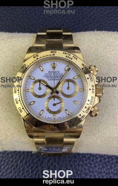 Rolex Cosmograph Daytona M116508-0001 Yellow Gold Original Cal.4130 Movement - 904L Steel Watch