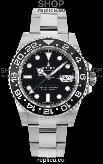 Rolex GMT Masters II 116710LN-78200 Cal.3186 Movement Swiss Replica - Ultimate 904L Steel Watch