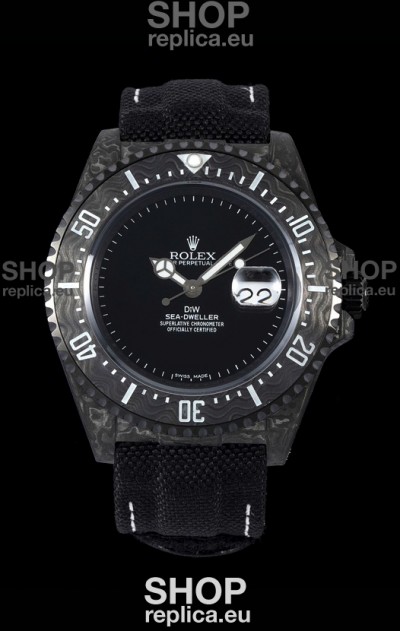 Rolex Sea-Dweller DiW Edition 43MM Carbon Bezel Swiss Replica Watch - 1:1 Mirror Replica