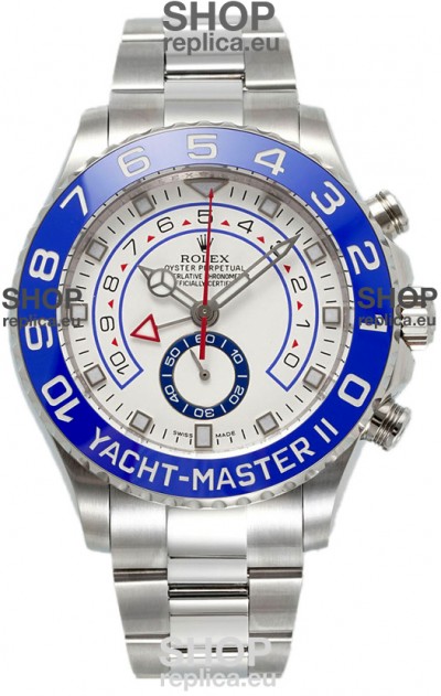 Rolex Yachtmaster II Stainles Steel Ref.116680 1:1 Mirror Replica Watch 904L Steel 