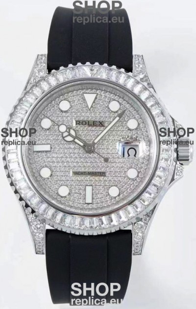 Rolex Yachtmaster 226679TBR White Gold 42MM Cal.3135 Swiss 1:1 Ultimate 904L Steel Watch