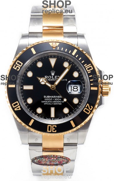 Rolex Submariner 41MM Date Ceramic Two Tone 126613LN - Replica 1:1 Mirror - Ultimate 904L Steel Watch