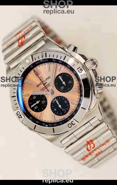 Breitling Chronomat B01 42 Edition Swiss 904L Steel Casing Copper Dial 1:1 Mirror Replica Watch