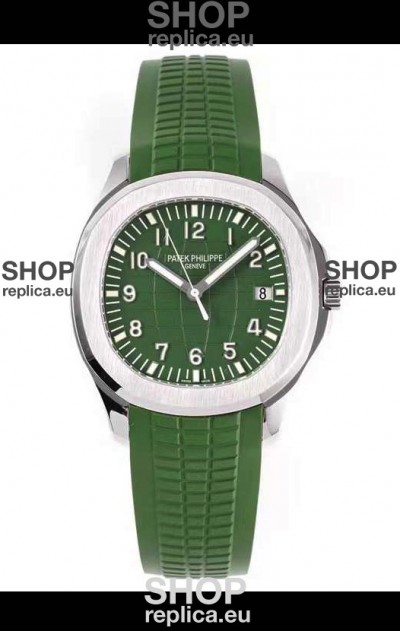 Patek Philippe Aquanaut 5168G-010 Swiss Replica Watch Green Dial - 1:1 Mirror Edition