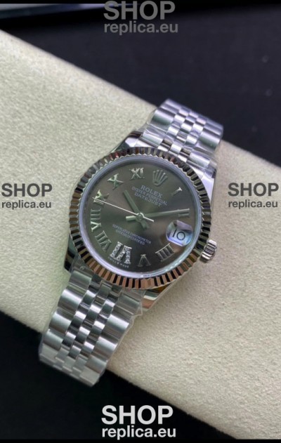 Rolex Datejust 278274 31MM Swiss Replica in 904L Steel in Grey Dial - 1:1 Mirror Replica