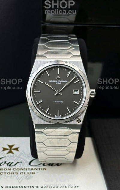 Vacheron Constantin Historiques 222 Super Clone 37MM Steel Casing Watch in Grey Dial 