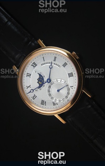 Breguet Classique Moonphase Rose Gold Swiss Replica Watch