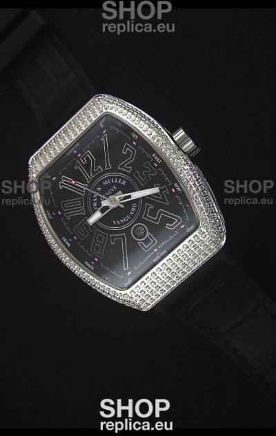 Franck Muller Vanguard Swiss Replica Watch in Stainless Steel Case