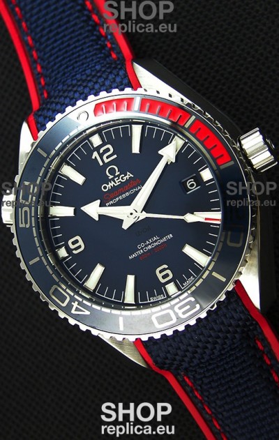 Omega Seamaster Planet Ocean Pyeong Chang 2018 Swiss Replica 1:1 Mirror Edition