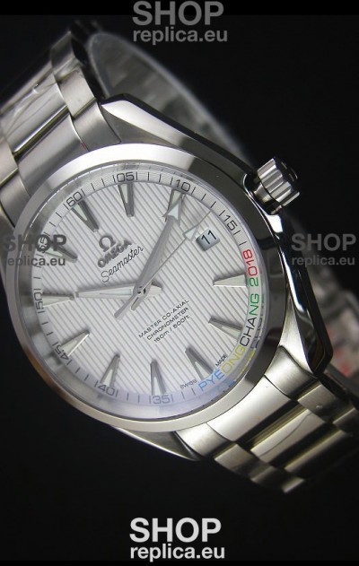 Omega Seamaster Master Co-Axial 2018 Pyeongchang Olympics Edition Swiss Replica Watch