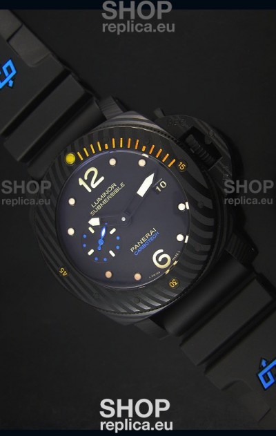 Panerai Luminor Submersible Carbotech Japanese Replica Watch