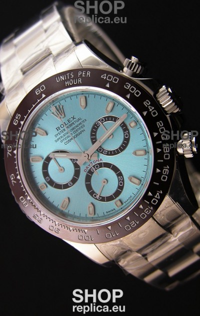 Rolex Cosmograph Daytona 116506 ICE BLUE Dial Original Cal.4130 Movement - Ultimate 904L Steel Watch 